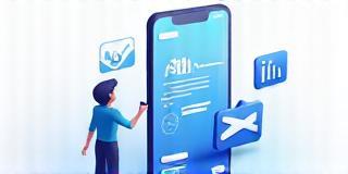 Mobile app development icon